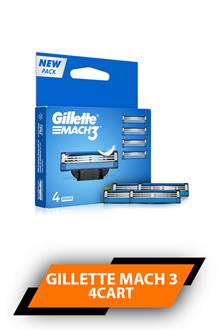 Gillette Mach 3 4cart